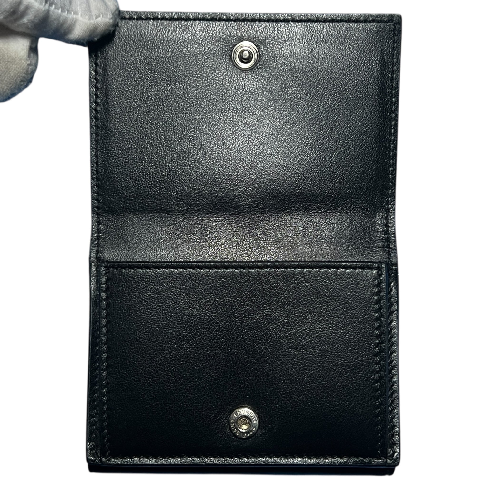 SAINT LAURENT PARIS 2017SS ANTHONY VACCARELLO GINZA Store Limited Compact Leather Wallet