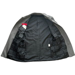 GENERAL RESEARCH FOR LEFT HANDED 1998AW PARASITE POCKET HEAVY WOOL SUITS JACKET PANTS SET