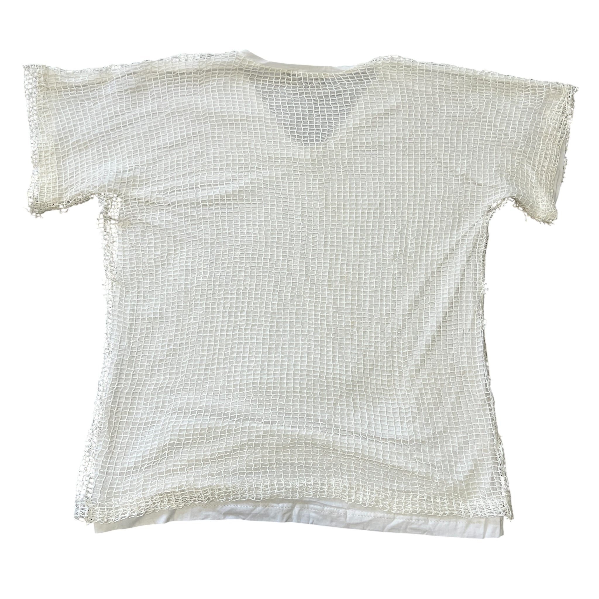 DOLCE & GABBANA 2012SS Mesh Layered T-Shirt