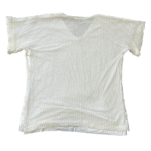 DOLCE & GABBANA 2012SS Mesh Layered T-Shirt