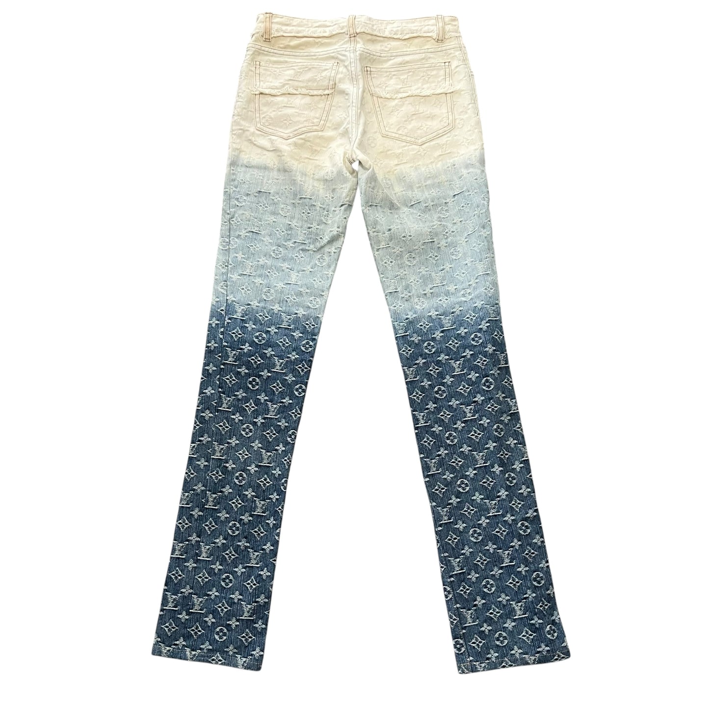 LOUIS VUITTON 2010SS Marc Jacobs Monogram Gradation Denim Pants