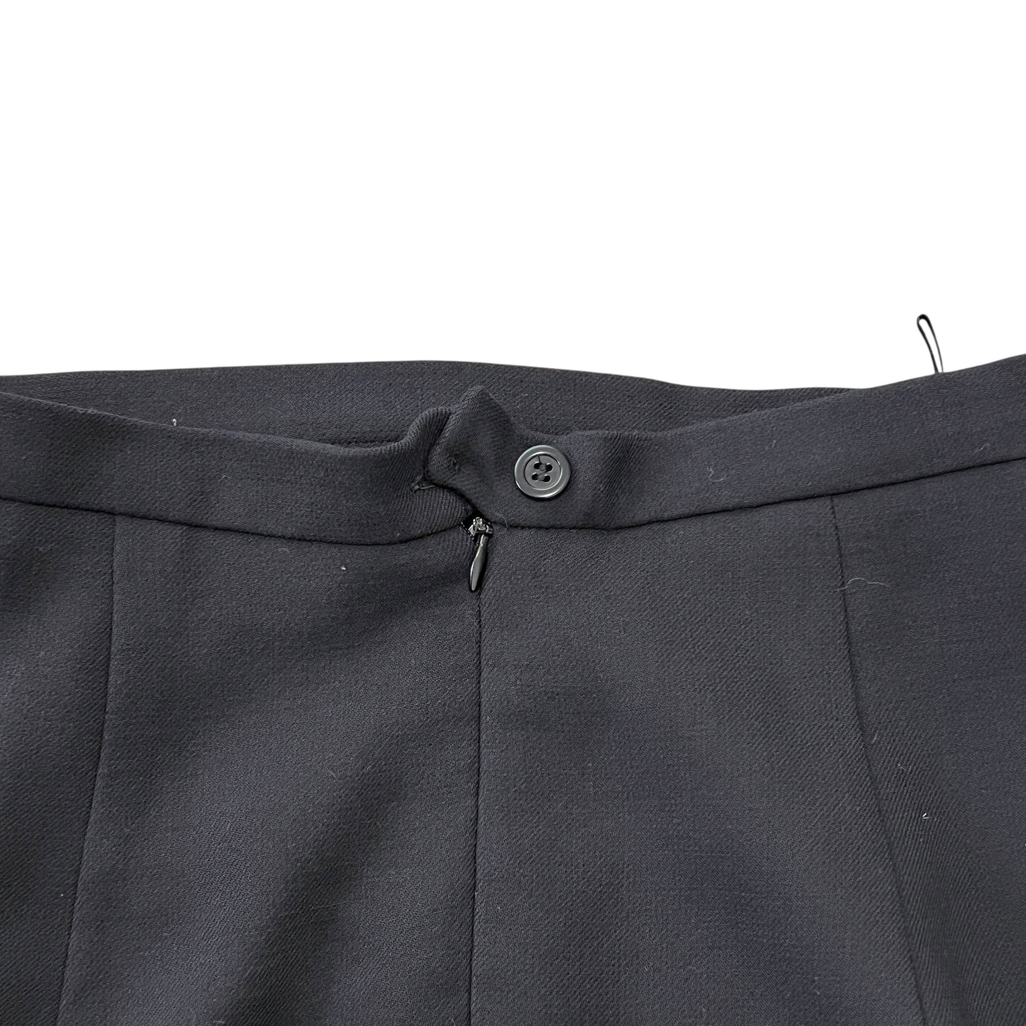 Max Mara Wool × Viscose Fly Front Tailored Jacket and Midi Skirt Set-up