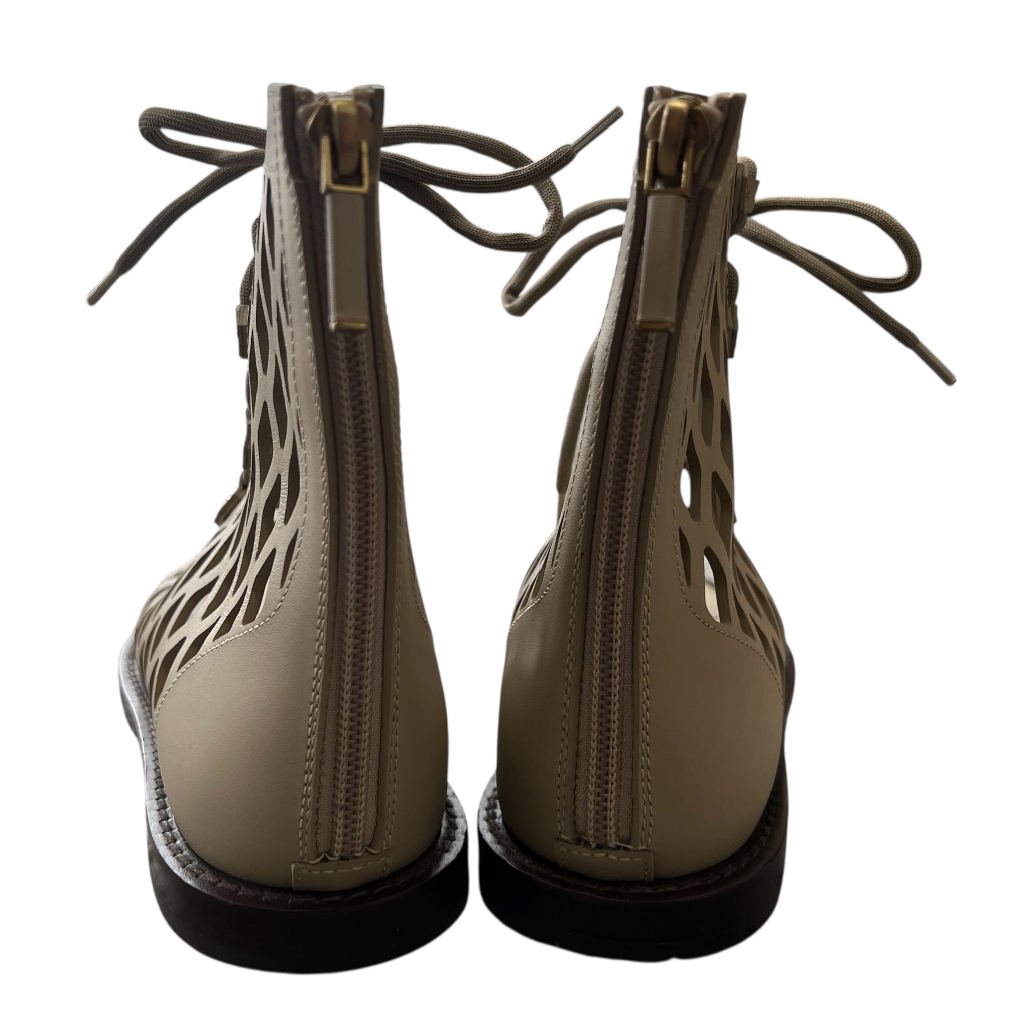 Christian Dior 2021 Cruise Pre-Spring D-TRAP Leather Gladiator Sandals