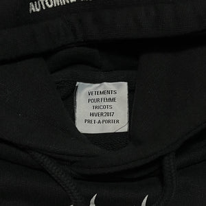 VETEMENTS 2016AW Demna Gvasalia Total Fucking Darkness Pullover Sweat Hoodie