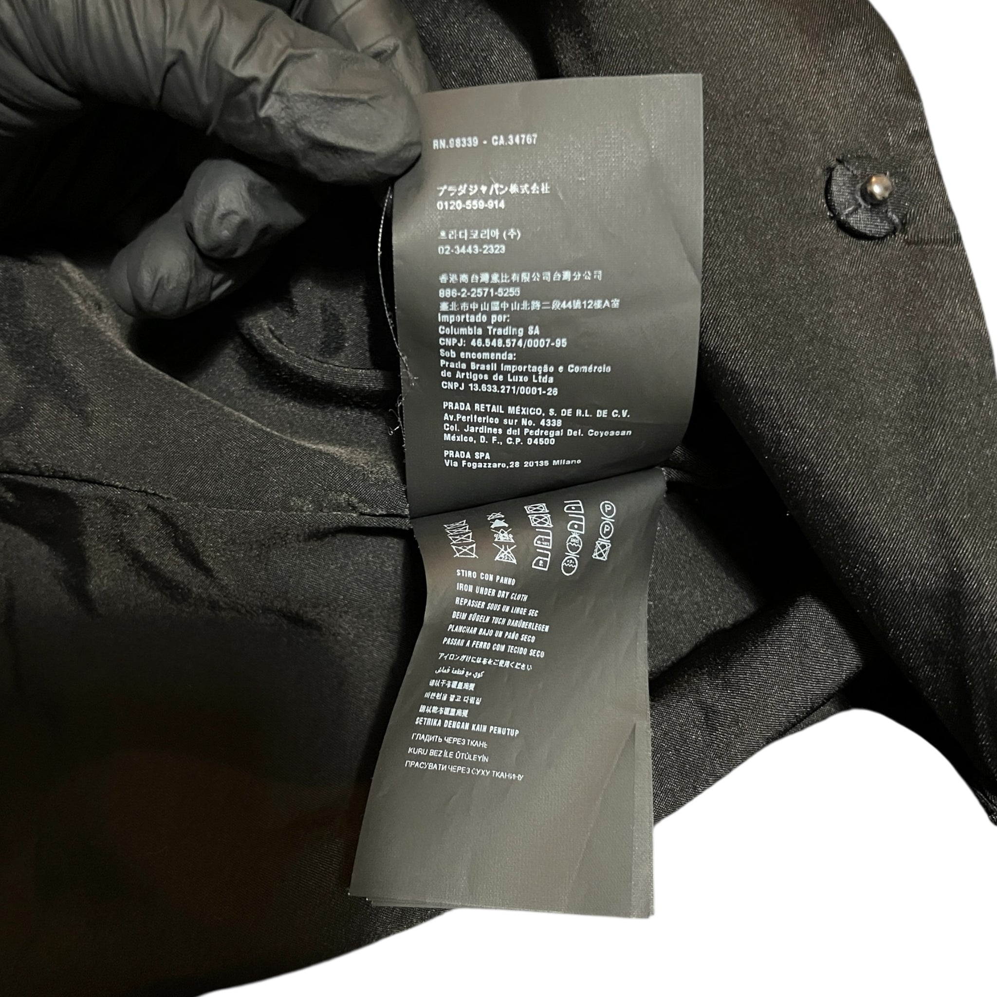 PRADA 2013AW Wool Collarless Jacket