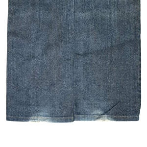 DIOR HOMME 2005AW DUST BACK ZIP DENIM PANTS HEDI SLIMANE