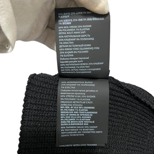 Prada Triangle Plate Logo Knit Cap