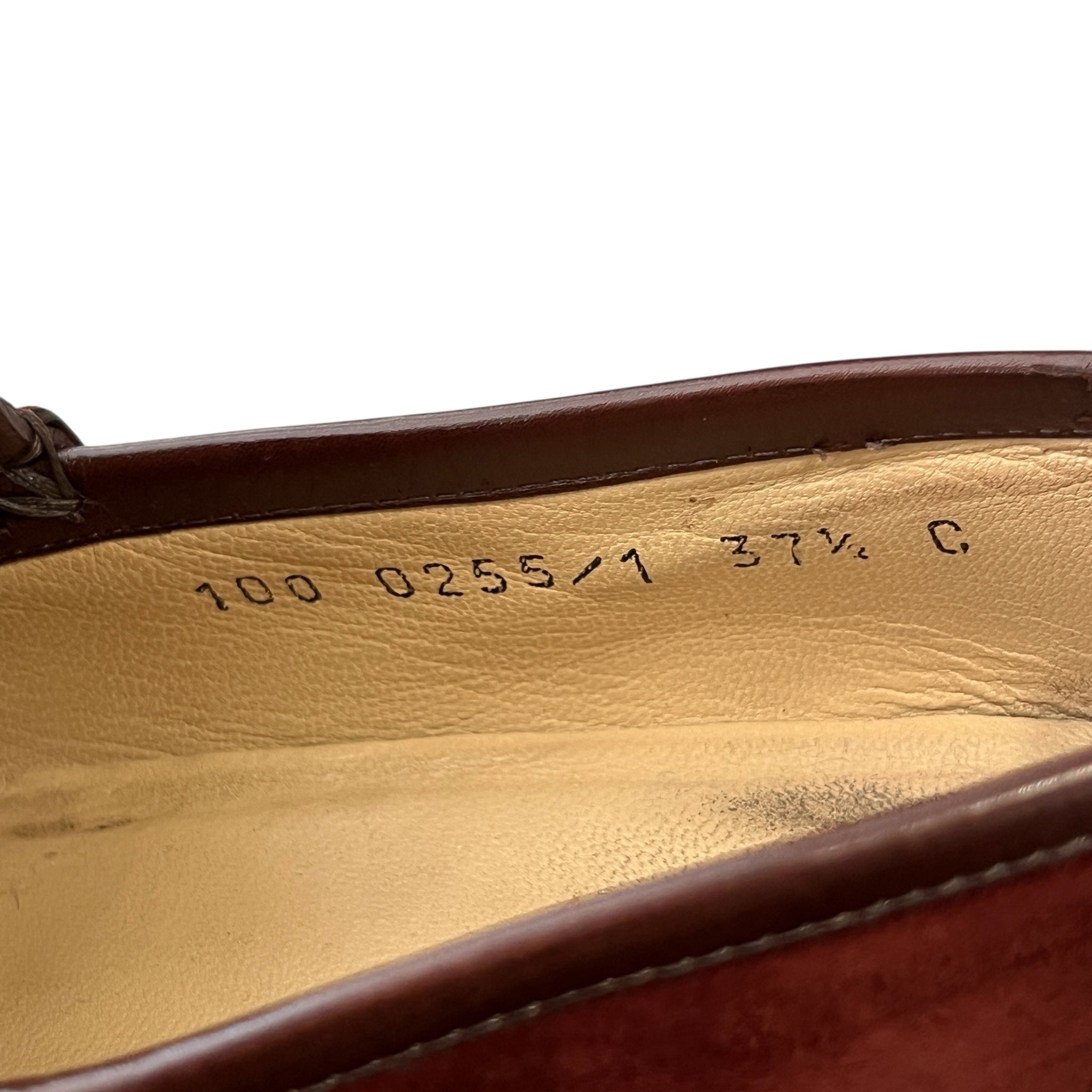 GUCCI Suede Leather Horsebit Loafer Shoes