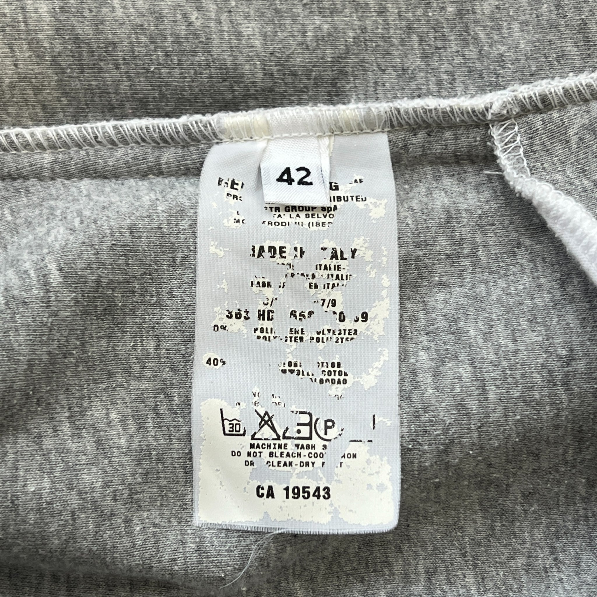 HELMUT LANG 1999 Archive Cut-Off Hem Jacket