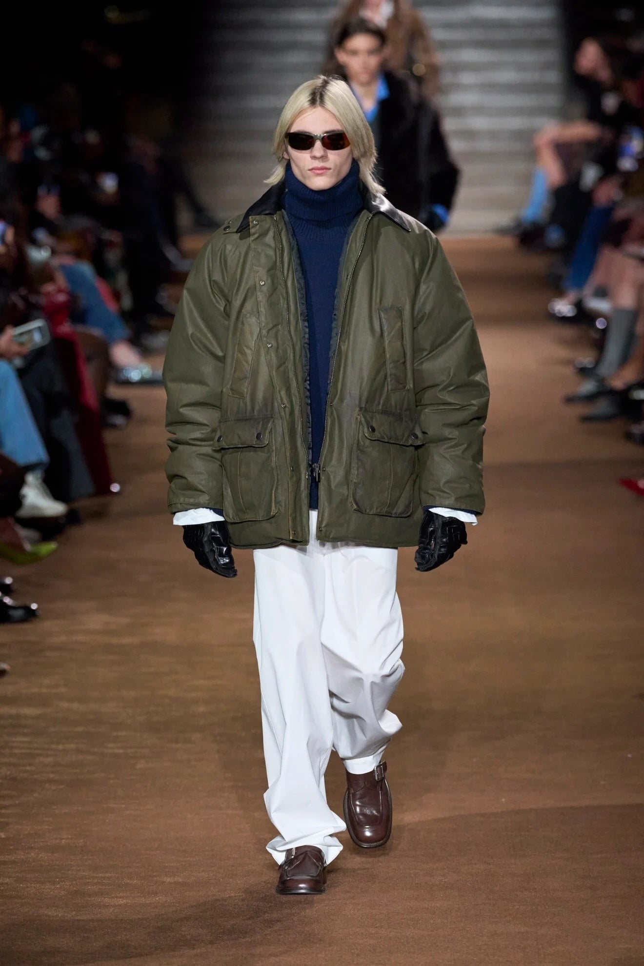 MIU MIU 2024AW Waxed Canvas Boulson Jacket