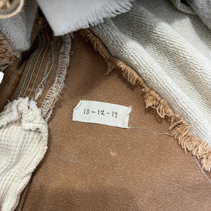 GREG LAUREN ×Carhartt Grey Fleece Hoodie