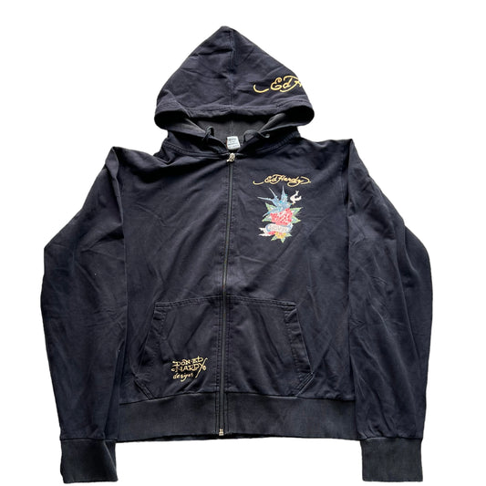 ED HARDY Swarovski Back Print Parka