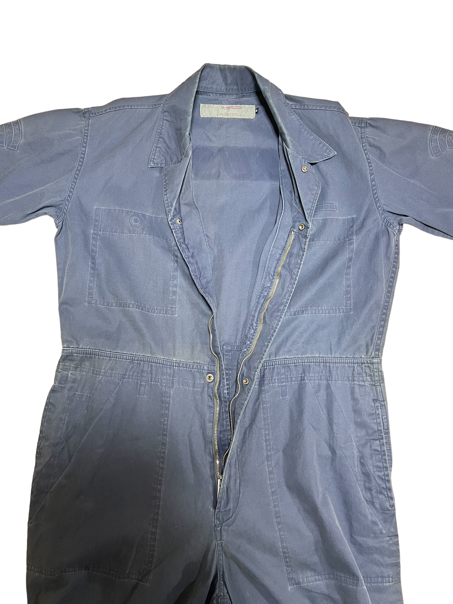 UNDERCOVER 1999SS RELIEF TSUNAGI JUMP SUITS NAVY