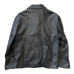 THE ROW Fall 2024 “Brodie” Sheepskin 3-Button Leather Jacket w/ Silk Lining (Made in Italy)