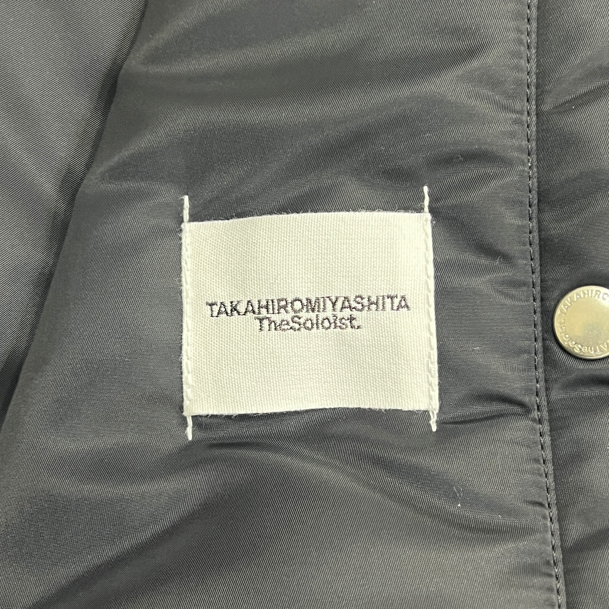 TAKAHIROMIYASHITA The Soloist. 2025SS Brit Huge Bomber Jacket Black