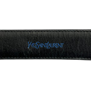 Yves Saint Laurent 90’s Vintage Leather Belt Black