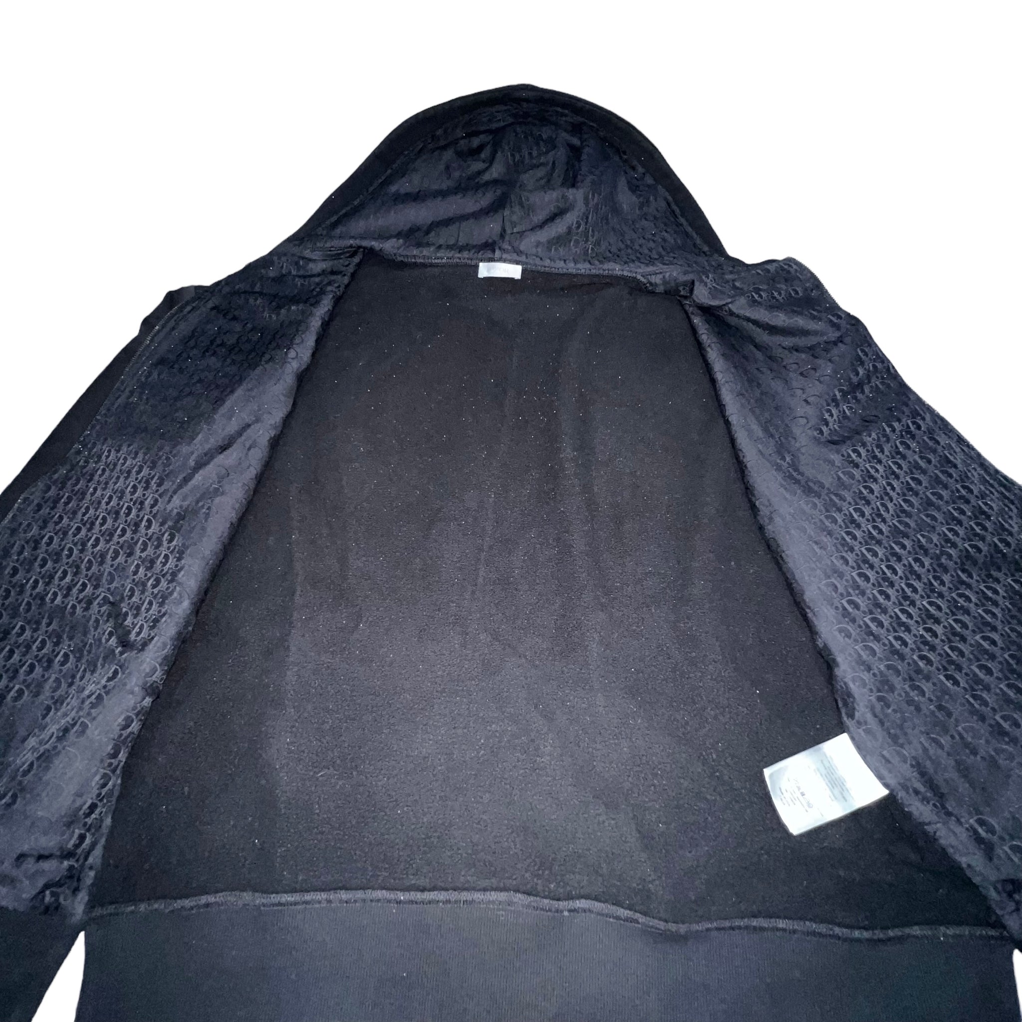 DIOR 2022SS OBLIQUE INSIDE SILK  ZIP UP HOODIE