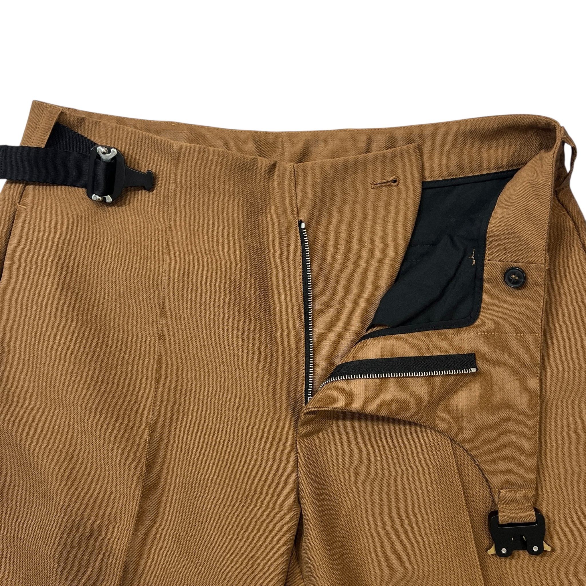 1017 ALYX 9SM Super Kid Mohair Wool Straps Suit Pants