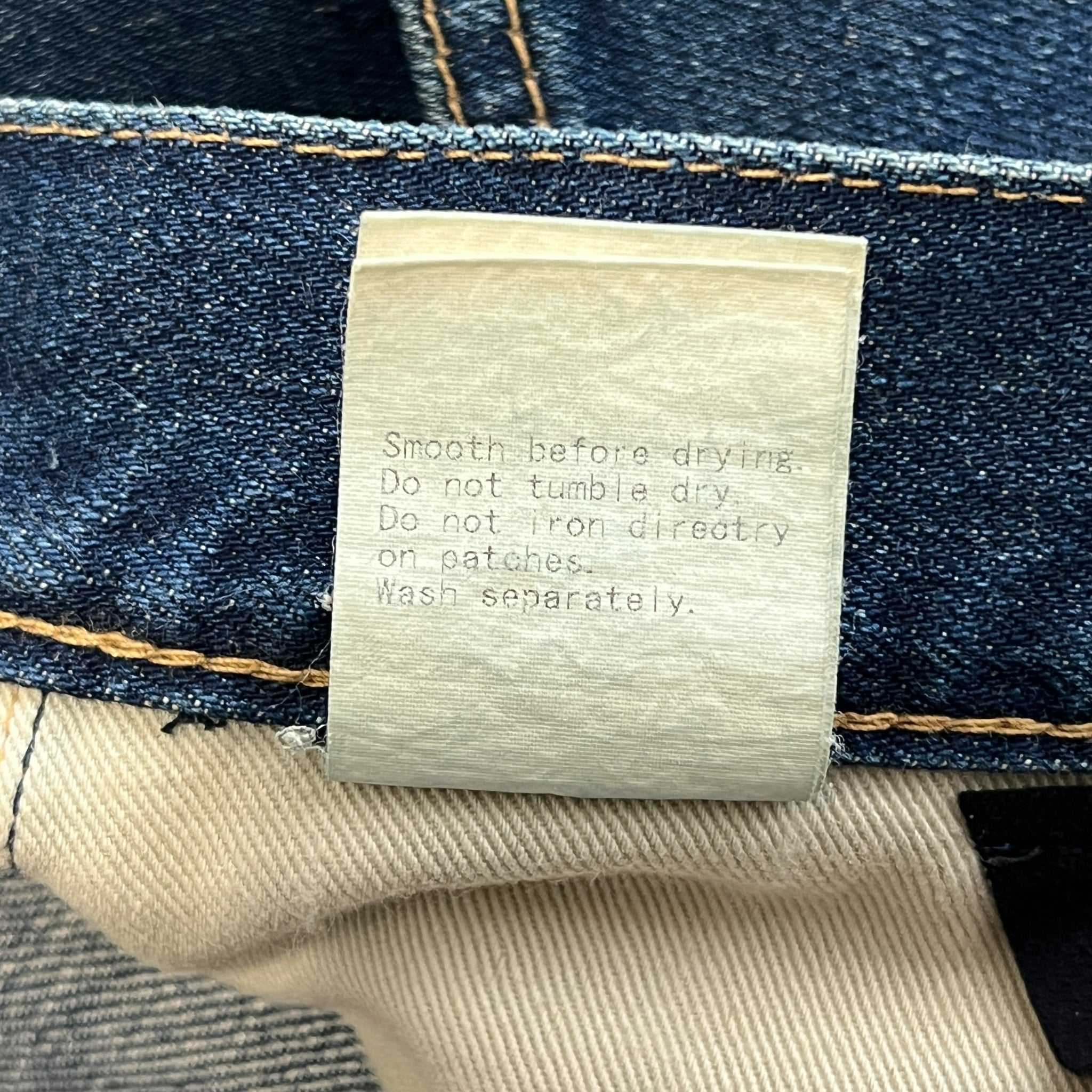 BILLIONAIRE BOYS CLUB Ice Cream Back Logo Patch Denim Shorts