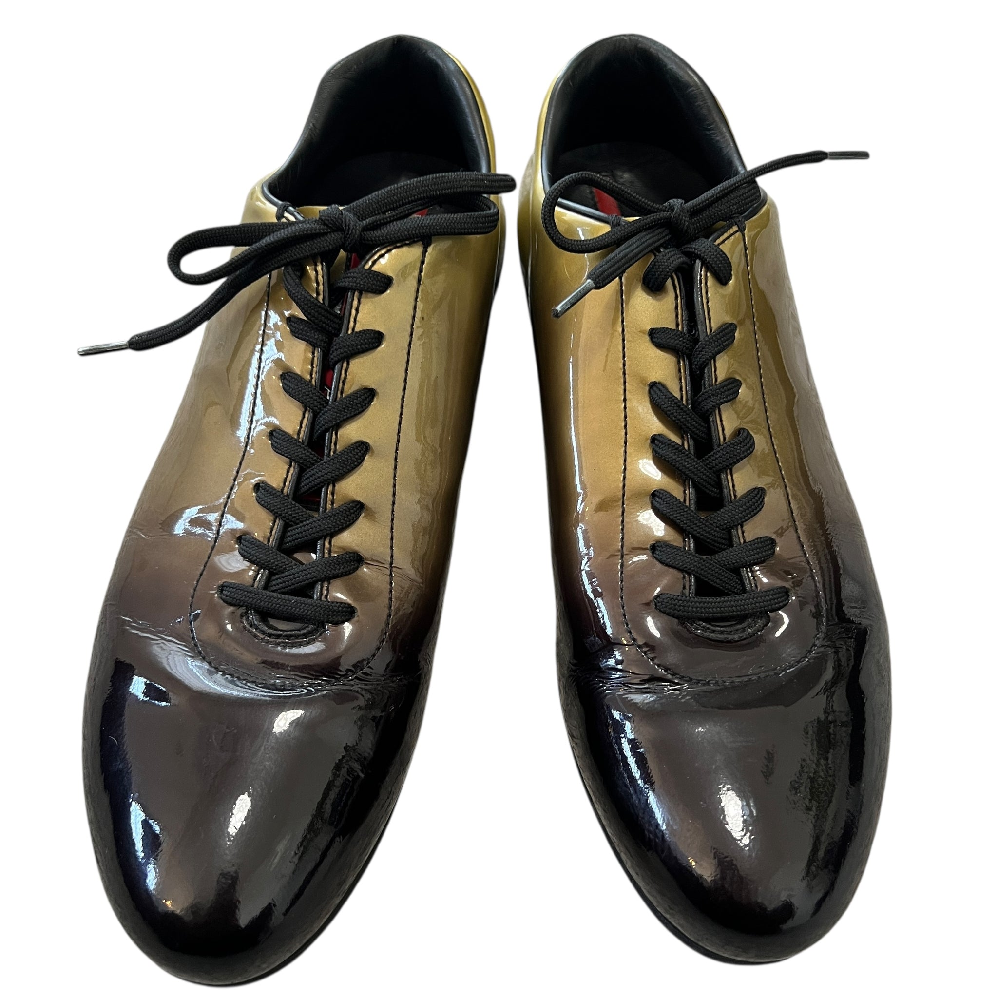 PRADA 2000s Enamel Gradation Driving Sneaker