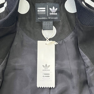 ADIDAS × PHARRELL WILLIAMS LAMB LEATHER TRACK JACKET BLACK