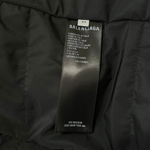 BALENCIAGA 2023AW Incognito Puffer Down Jacket with Detachable Scarf