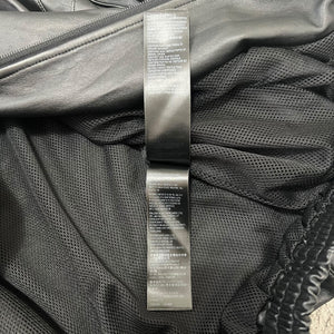 BALENCIAGA 2022AW 3B Sport Icon Tracksuit Leather Jacket