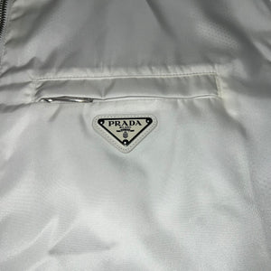 PRADA × ADIDAS 2022SS RE-NYLON TRACK HOODED JACKET WHITE