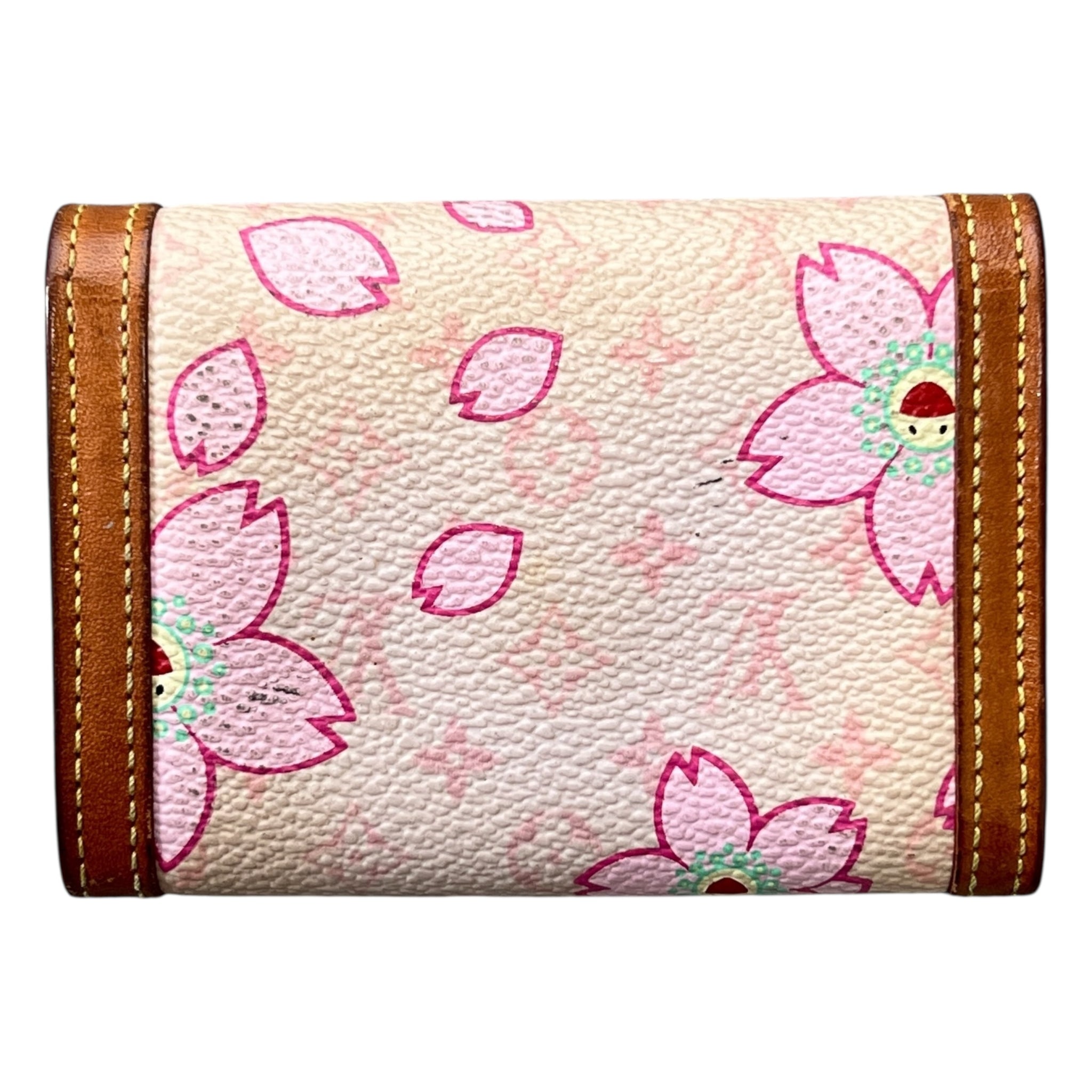 LOUIS VUITTON × Takashi Murakami Monogram Cherry Blossom Coin Purse