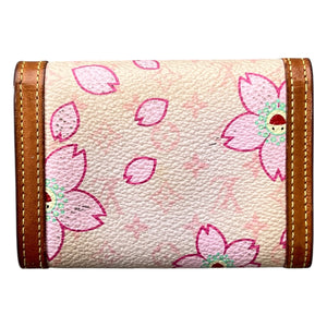 LOUIS VUITTON × Takashi Murakami Monogram Cherry Blossom Coin Purse