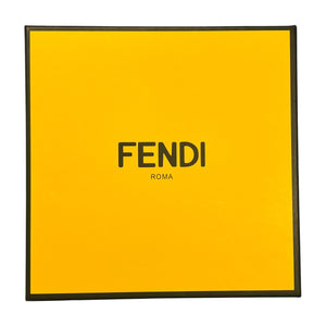 FENDI FF Zucca Canvas Leather Belt
