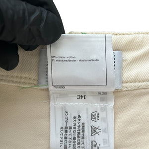 CHANEL Vintage Stitch Straight Denim Pants