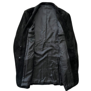 GUCCI Suede Leather Tailored Jacket