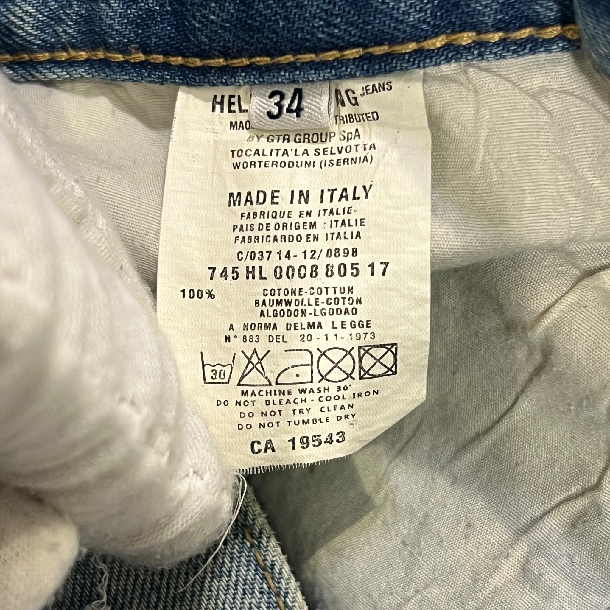 HELMUT LANG 90's Painter Denim Pants