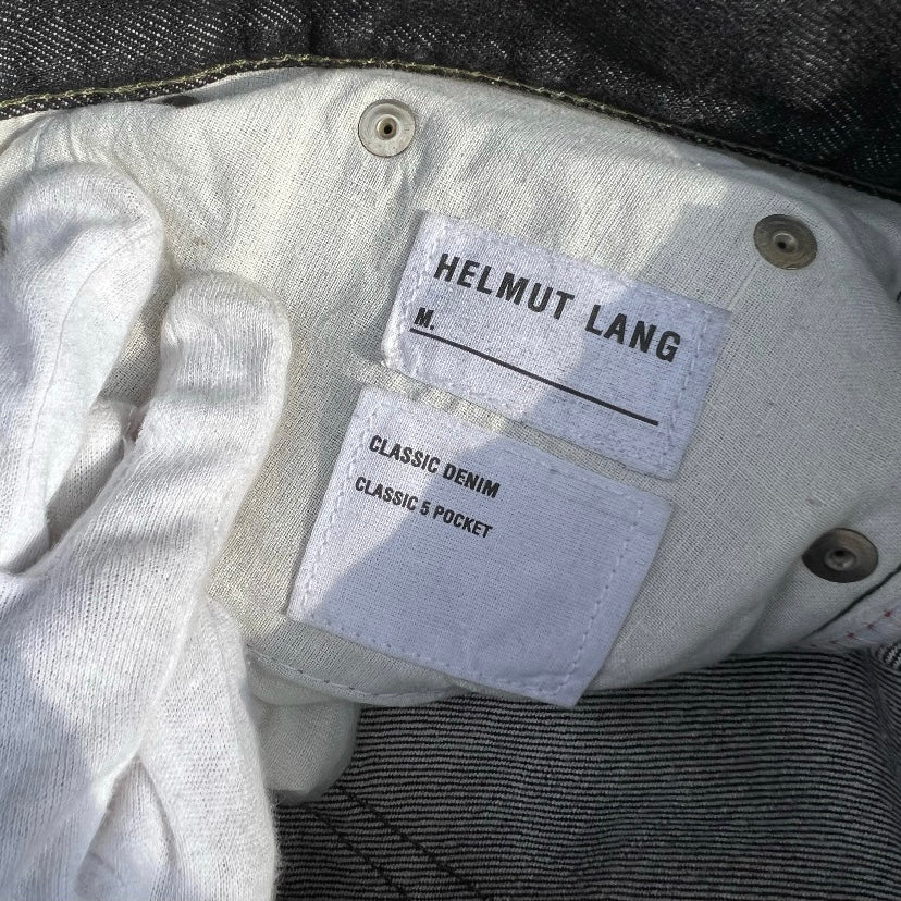 HELMUT  LANG 2004SS RAW DENIM BONDAGE MUMMY JEANS