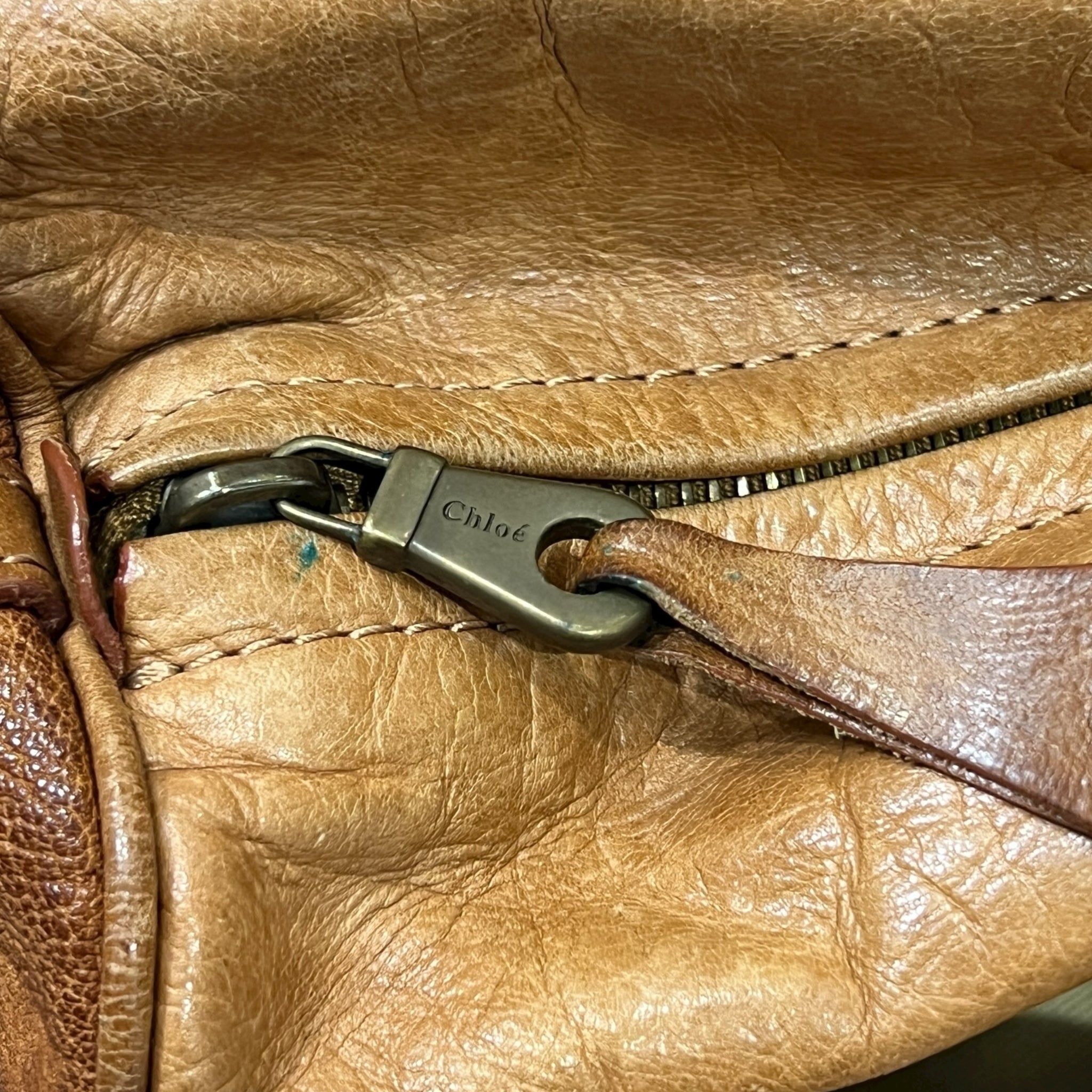 Chloé Silverado Handbag Leather Brown