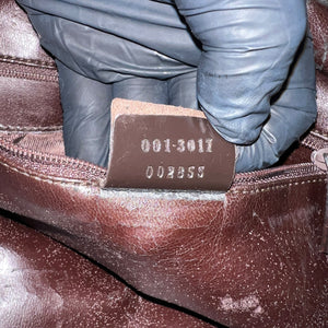 GUCCI Nylon × Leather Shoulder Bag