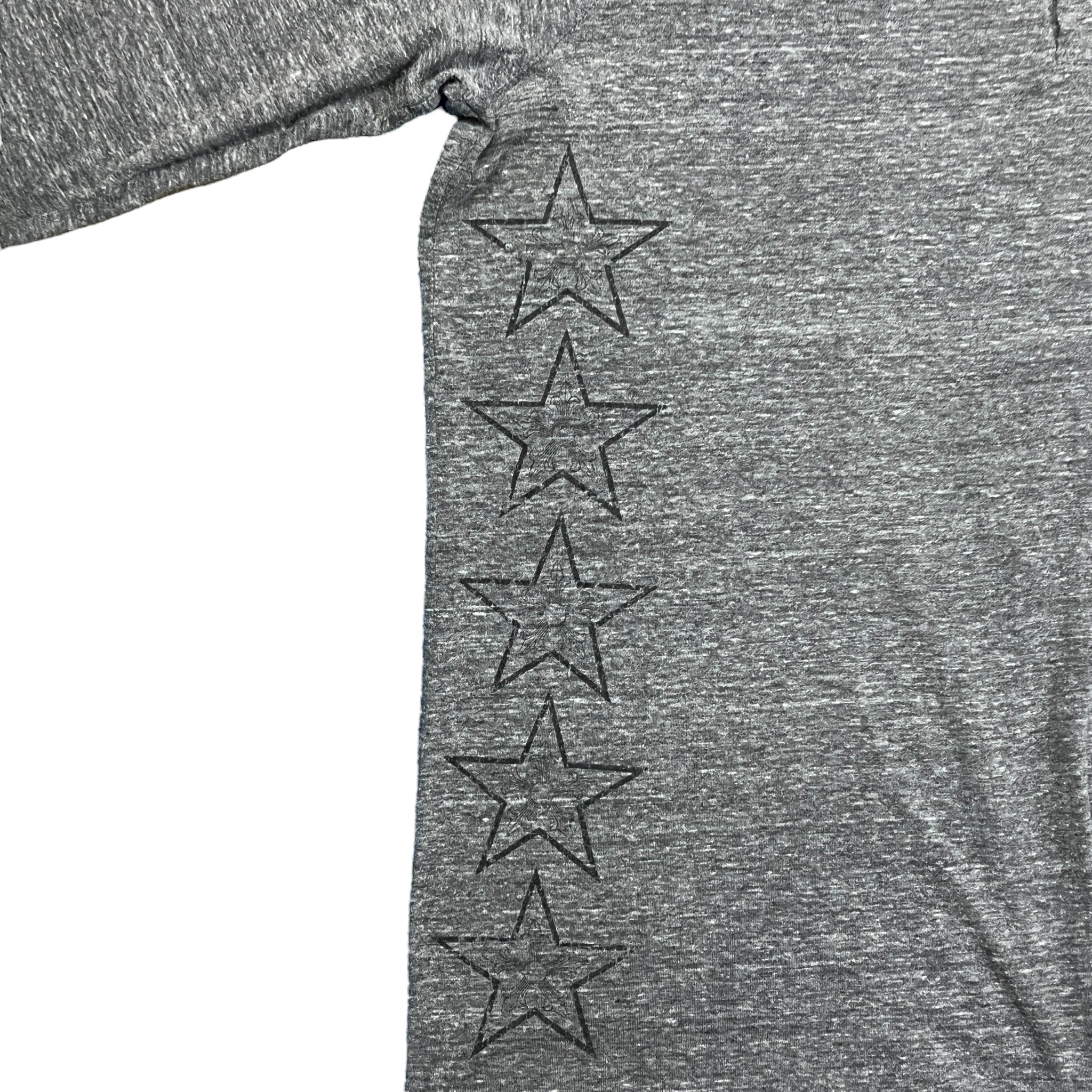 CHROME HEARTS Henley Neck Three Quarter Sleeve Top