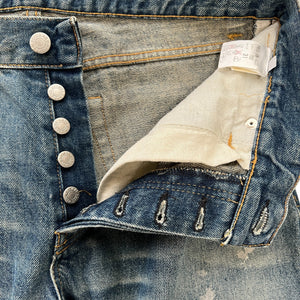 Helmut Lang 2000s Paint-Splattered Painter Jeans