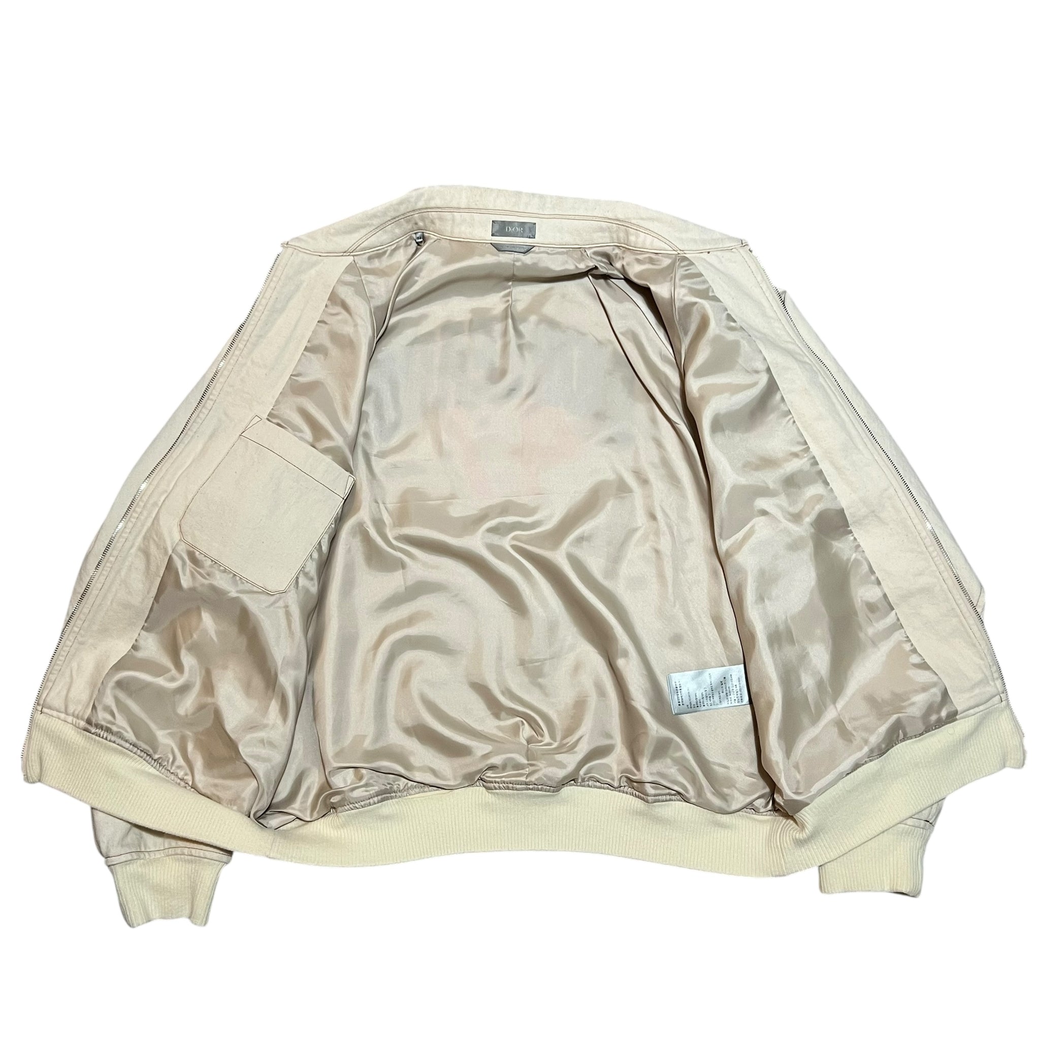 DIOR × DENIM TEARS 2023AW HEAVY COTTON TWILL BOMBER JACKET