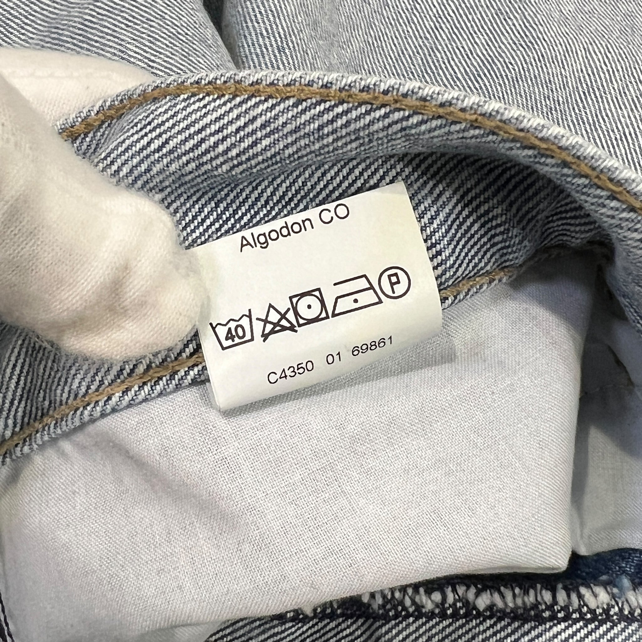 Marina Yee 2025AW Dean Blue Oversized Denim Trousers