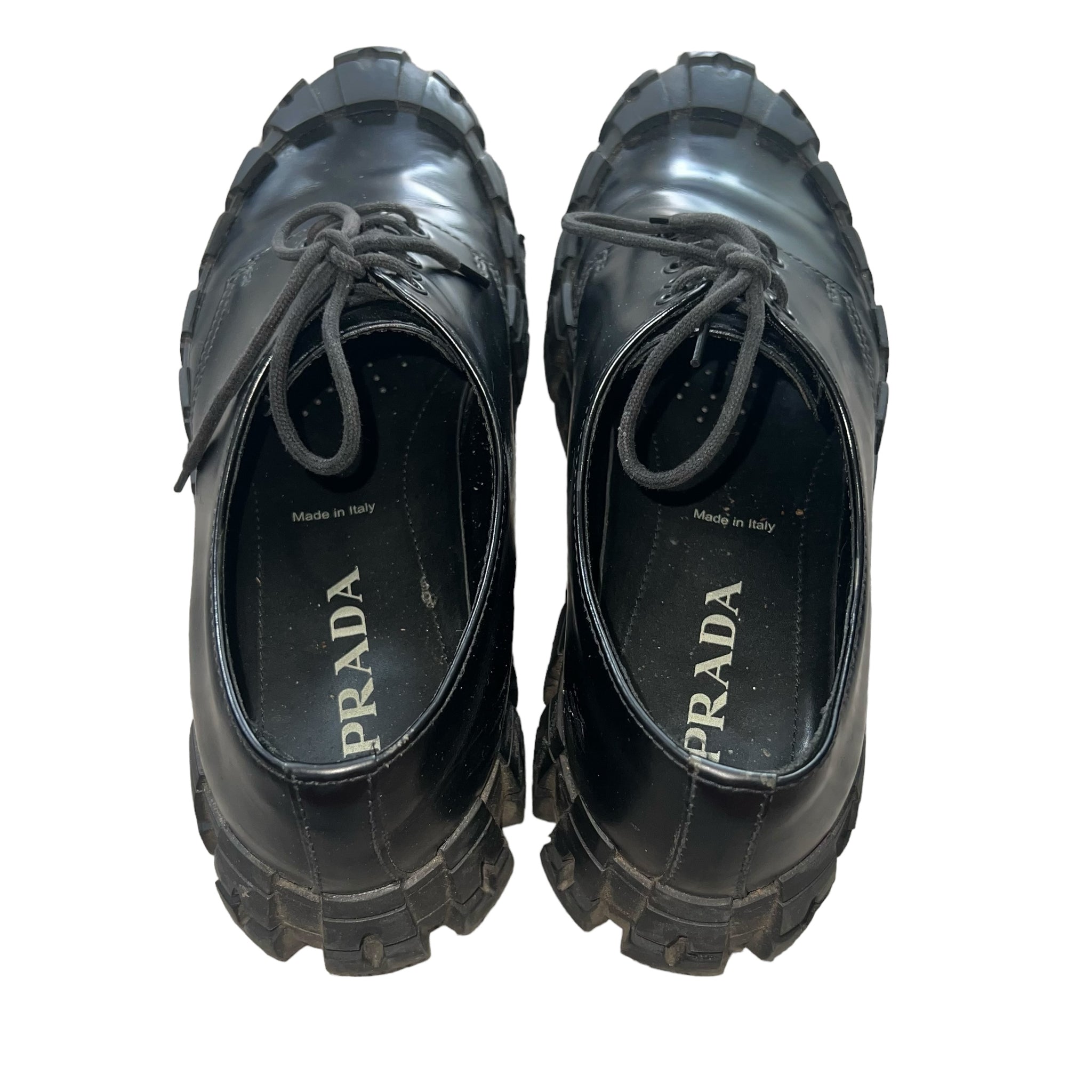 PRADA 2019AW CHUNKY DERBY LOFA SHOES
