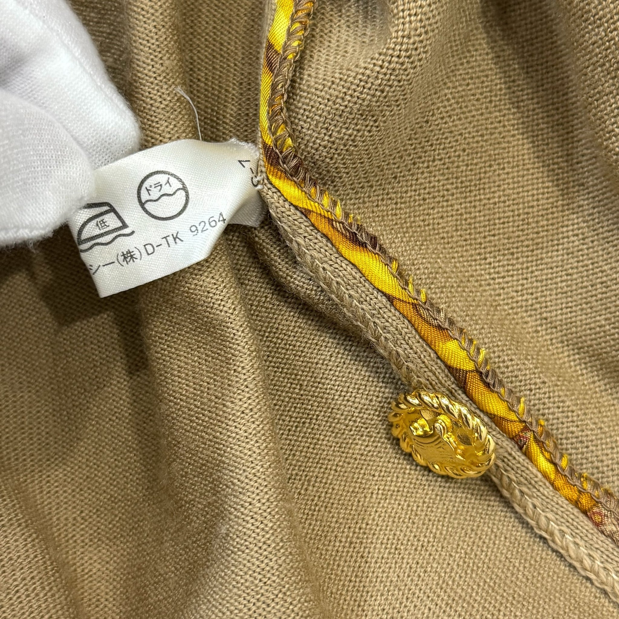 CELINE Silk Scarf Cardigan