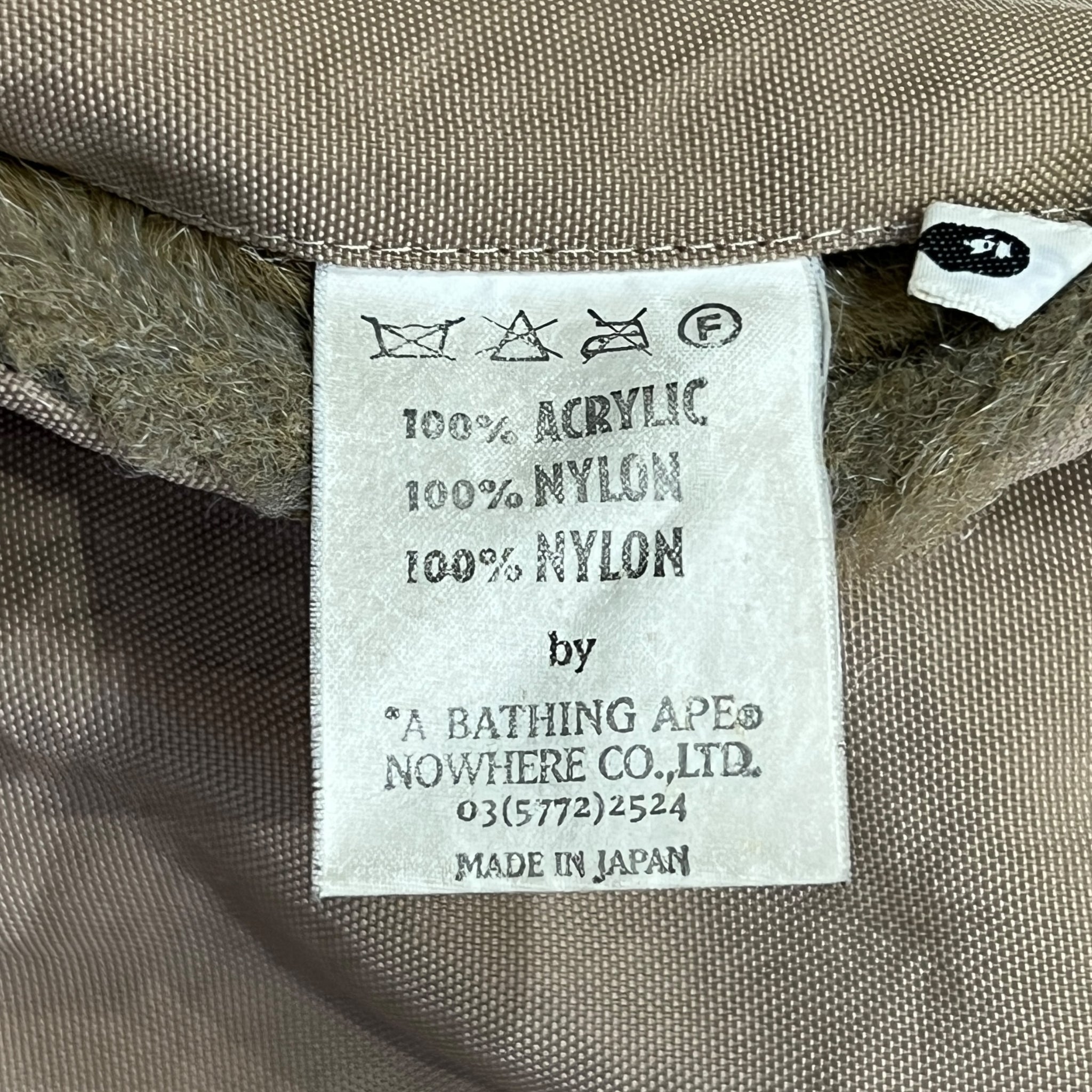 A BATHING APE OG BAPE ×NIGO Reversible Faux Fur /Nylon Jacket