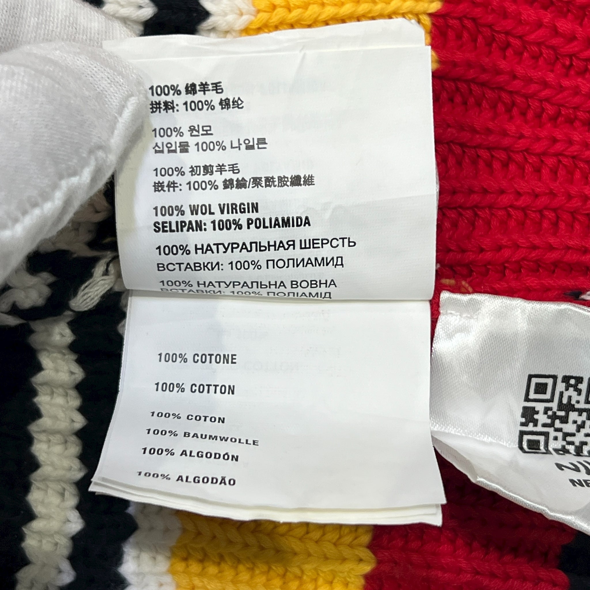 MIU MIU 2020AW Miuccia Prada Striped Mock Neck Cardigan