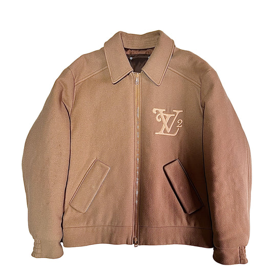 LOUIS  VUITTON  NIGO × VIRGIL ABLOH LV2 REVERSIBLE BIG DAMIER BOMBER JACKET