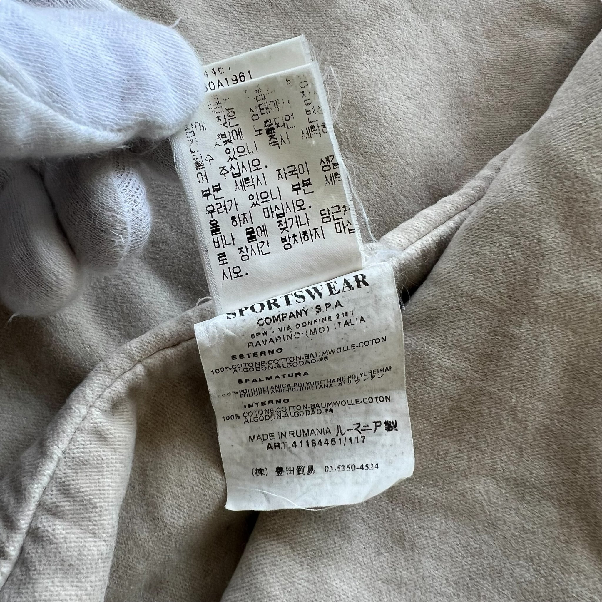 CP. COMPANY 2004AW COTTON LEATHER GOGGLE JACKET