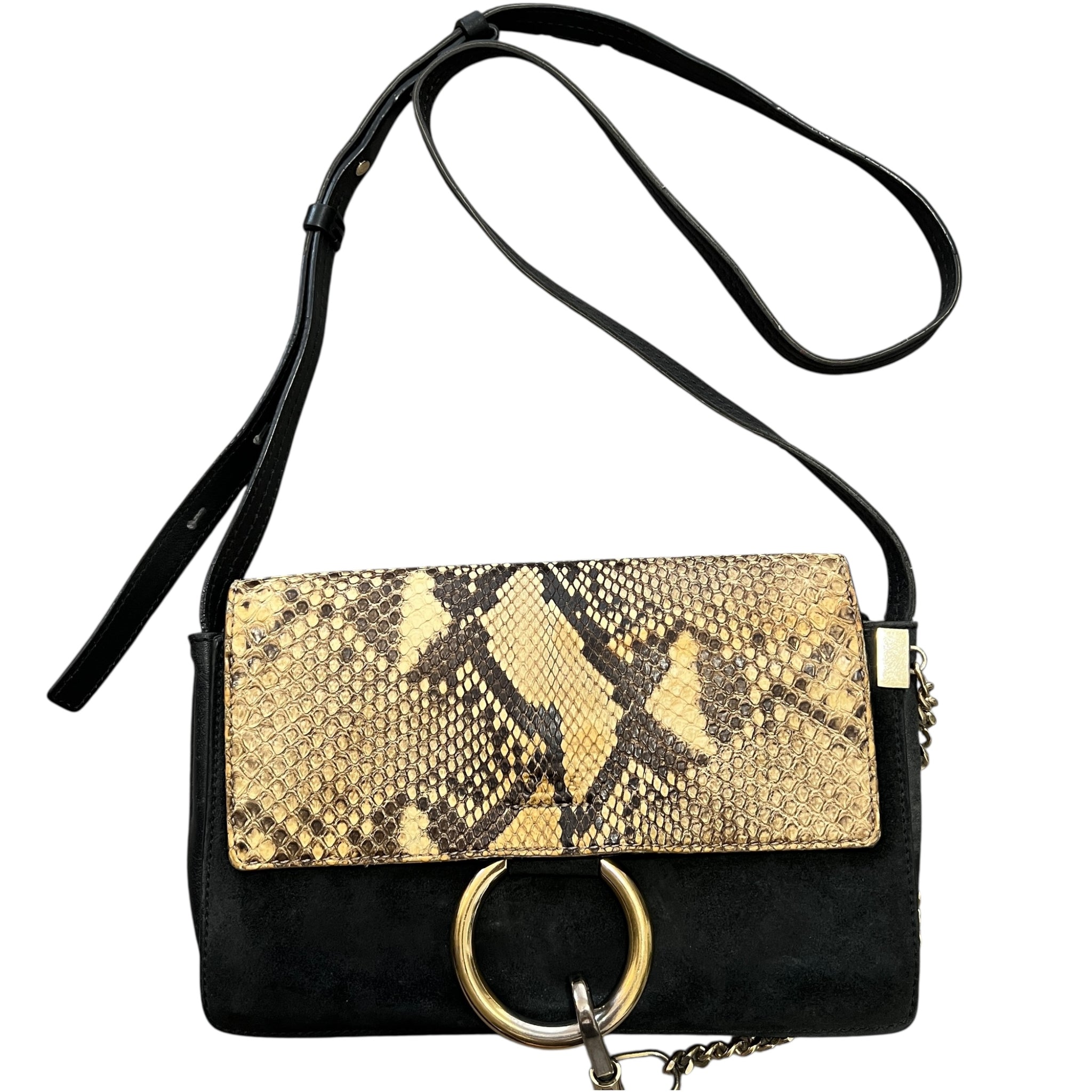Chloe 2015FW Faye Paython Leather crossbody bag