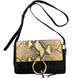 Chloe 2015FW Faye Paython Leather crossbody bag