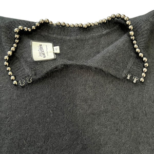 Jean Paul Gaultier Studs Angora S/S Knit